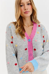 Love Story button-up cardigan